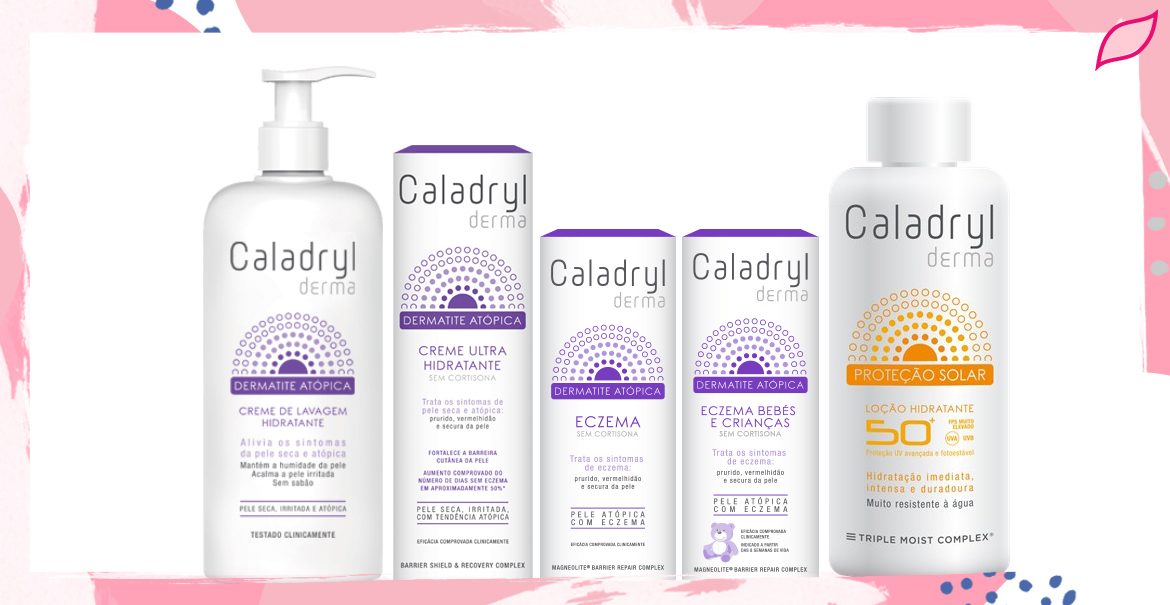 os-5-produtos-caladryl-que-fazem-a-diferenca-na-pele-atopica-creme-de-lavagem-creme-ultra-hidratante-eczema-eczema-para-bebes-e-criancas-protetor-solar