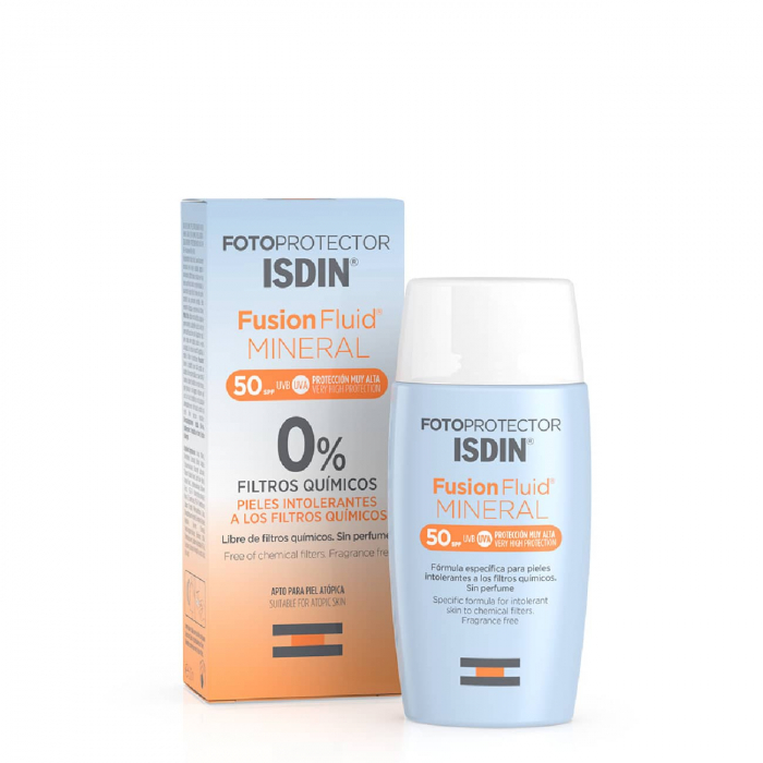 Isdin Fotoprotetor Fusion SPF50 Fluido Solar Mineral 50ml