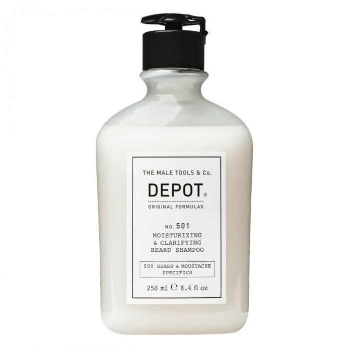 Depot Nº501 Moisturizing & Clarifying Beard Shampoo para Barba