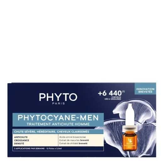 Phyto Phytocyane-Men Ampolas Queda de Cabelo Severa