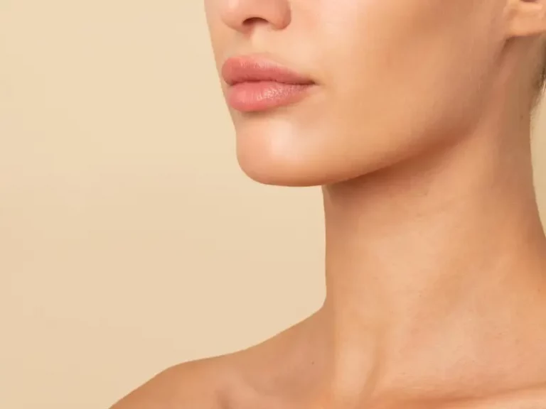 buço de mulher em close up