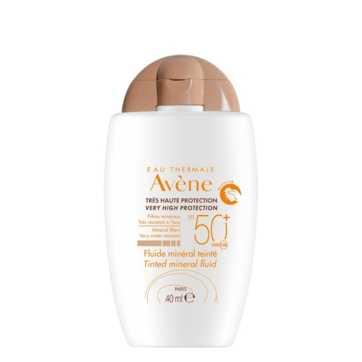 Avène Solar Fluido Mineral com Cor SPF50+ 