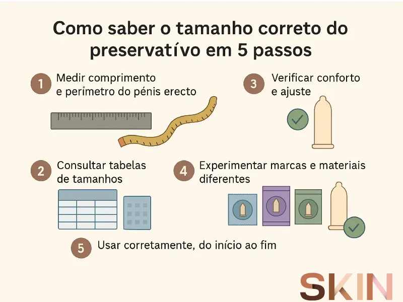 como saber tamanho preservativo