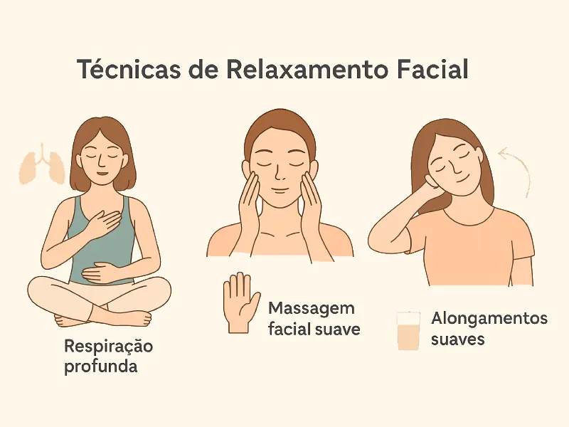 ilustração com técnicas de relaxamento